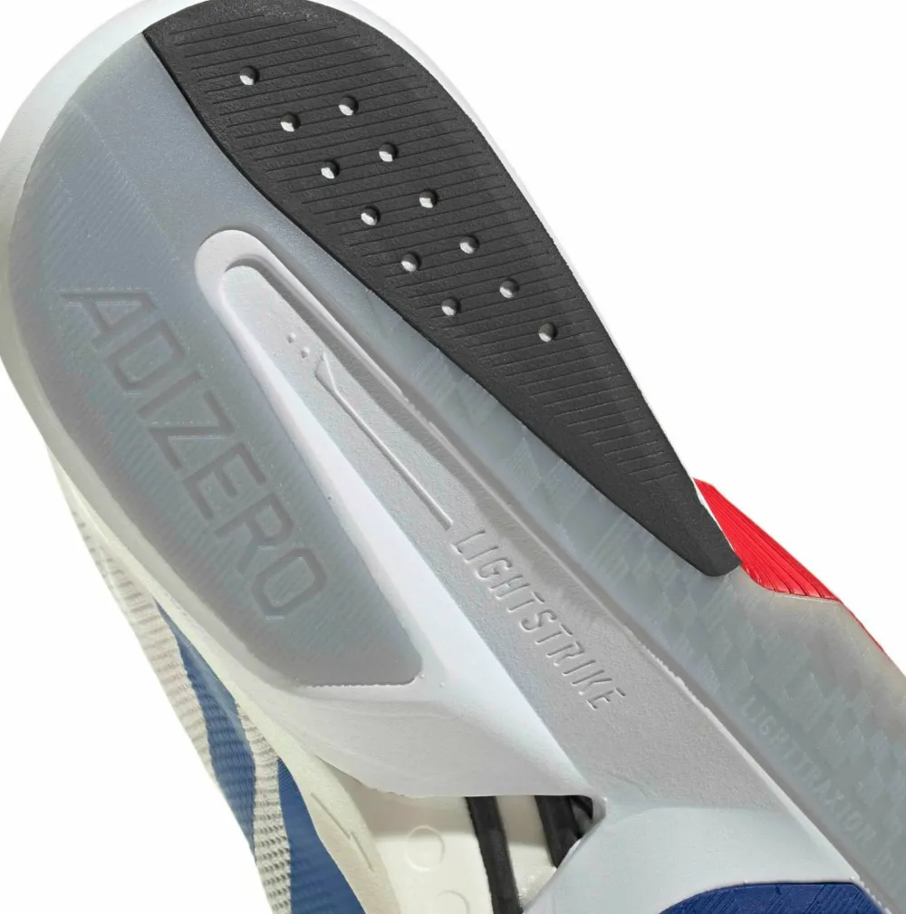Adidas Men's Adizero Boston 13 Cloud White / Team Royal Blue / Halo Silver