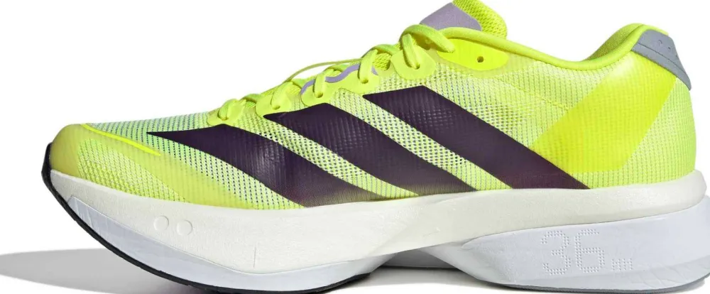 Adidas Men's Adizero Boston 13 Solar Yellow / Aurora Plum / Powder Plum Syello/Aurplu/Powplu New
