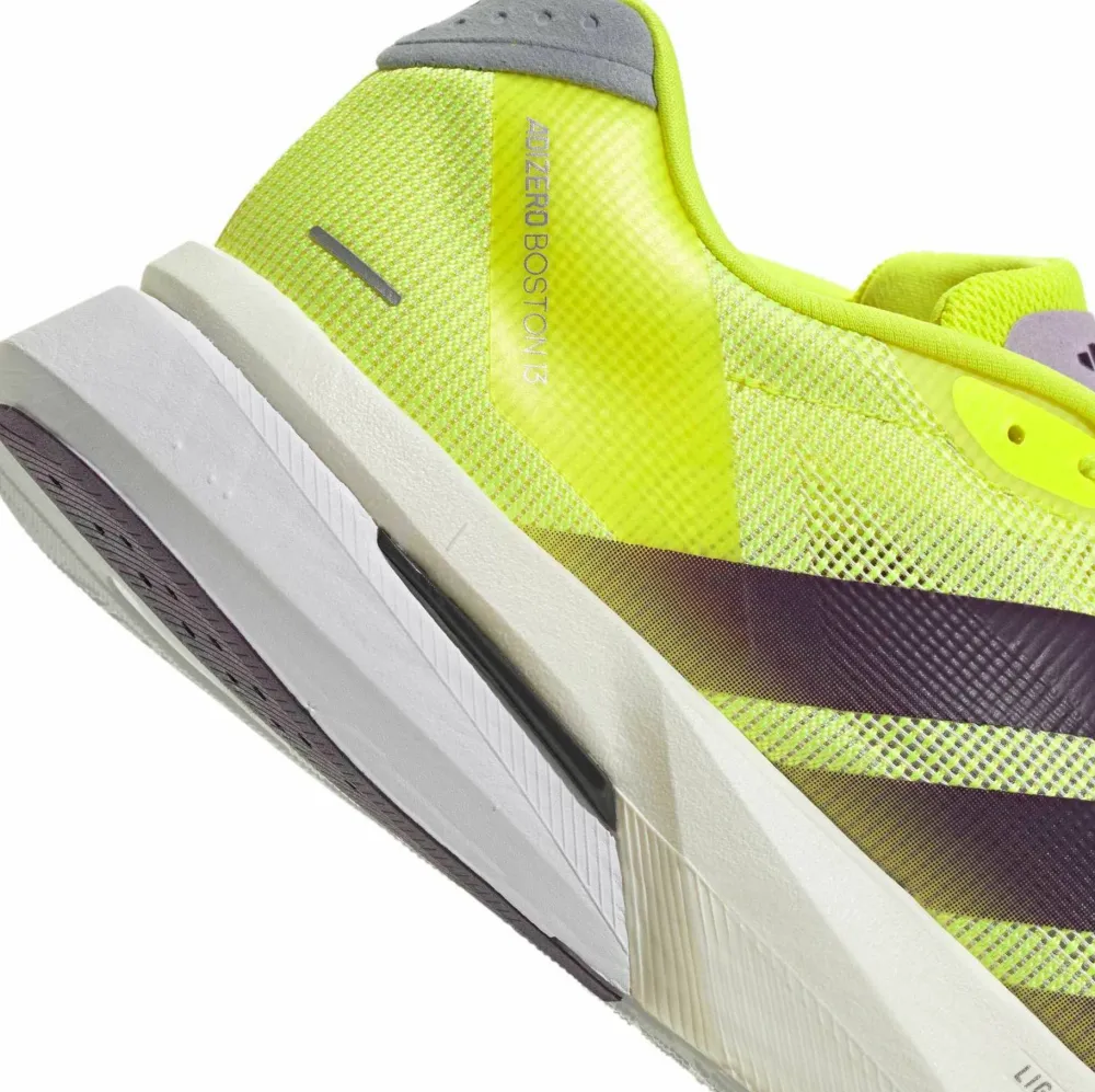 Adidas Men's Adizero Boston 13 Solar Yellow / Aurora Plum / Powder Plum Syello/Aurplu/Powplu New