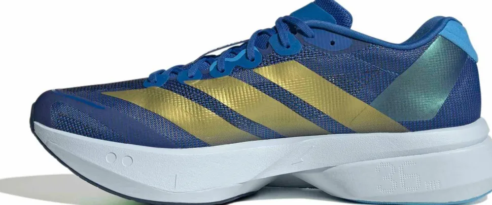 Adidas Men's Adizero Boston 13 Blue / Goldmt / Blue Burst