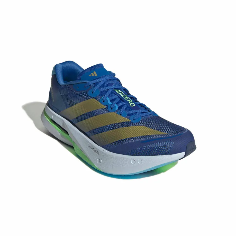Adidas Men's Adizero Boston 13 Blue / Goldmt / Blue Burst