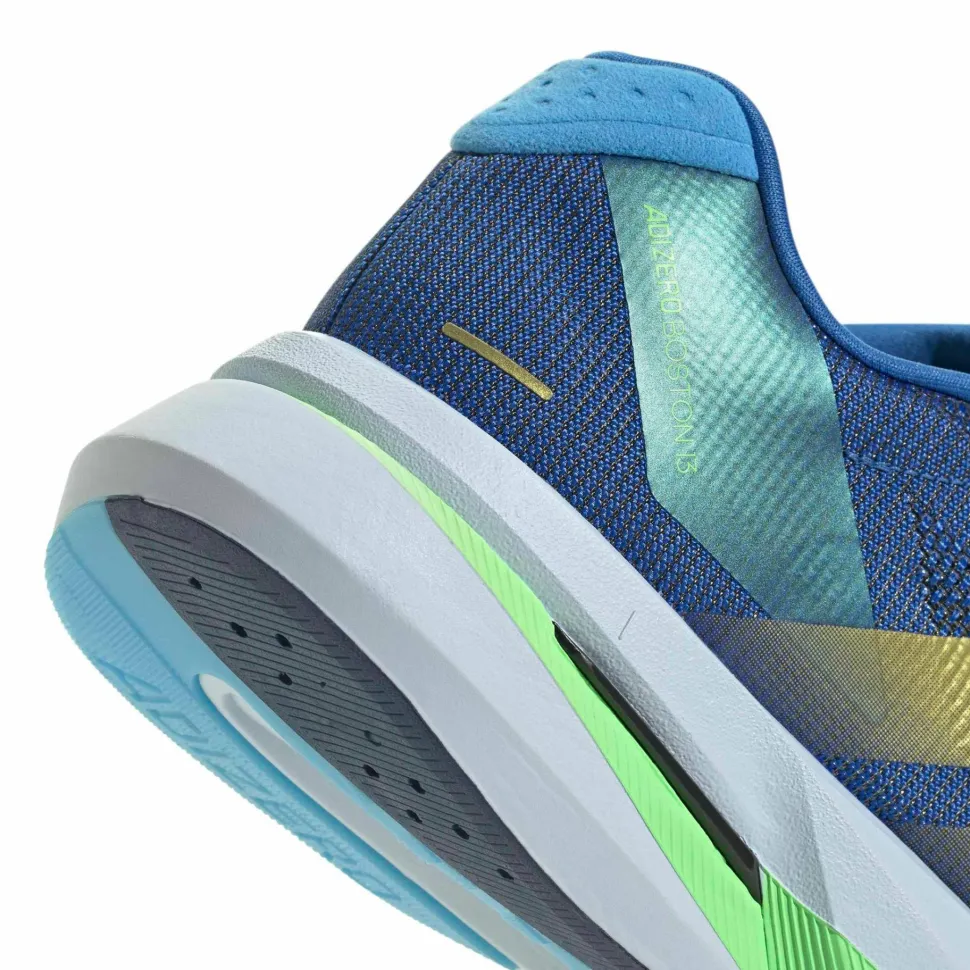 Adidas Men's Adizero Boston 13 Blue / Goldmt / Blue Burst
