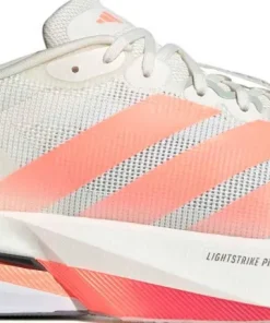 Adidas Men's Adizero Boston 13 Off White / Lucid Orange / Grey Outlet