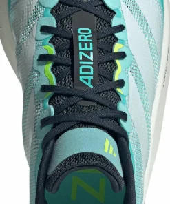 Adidas Men's Adizero Boston 13 Flash Aqua/Cloud White/Lucid Lemon