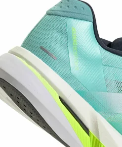Adidas Men's Adizero Boston 13 Flash Aqua/Cloud White/Lucid Lemon