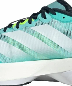 Adidas Men's Adizero Boston 13 Flash Aqua/Cloud White/Lucid Lemon