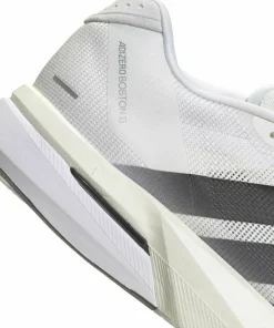 Adidas Men's Adizero Boston 13 Cloud White / Core Black / Dash Grey Hot
