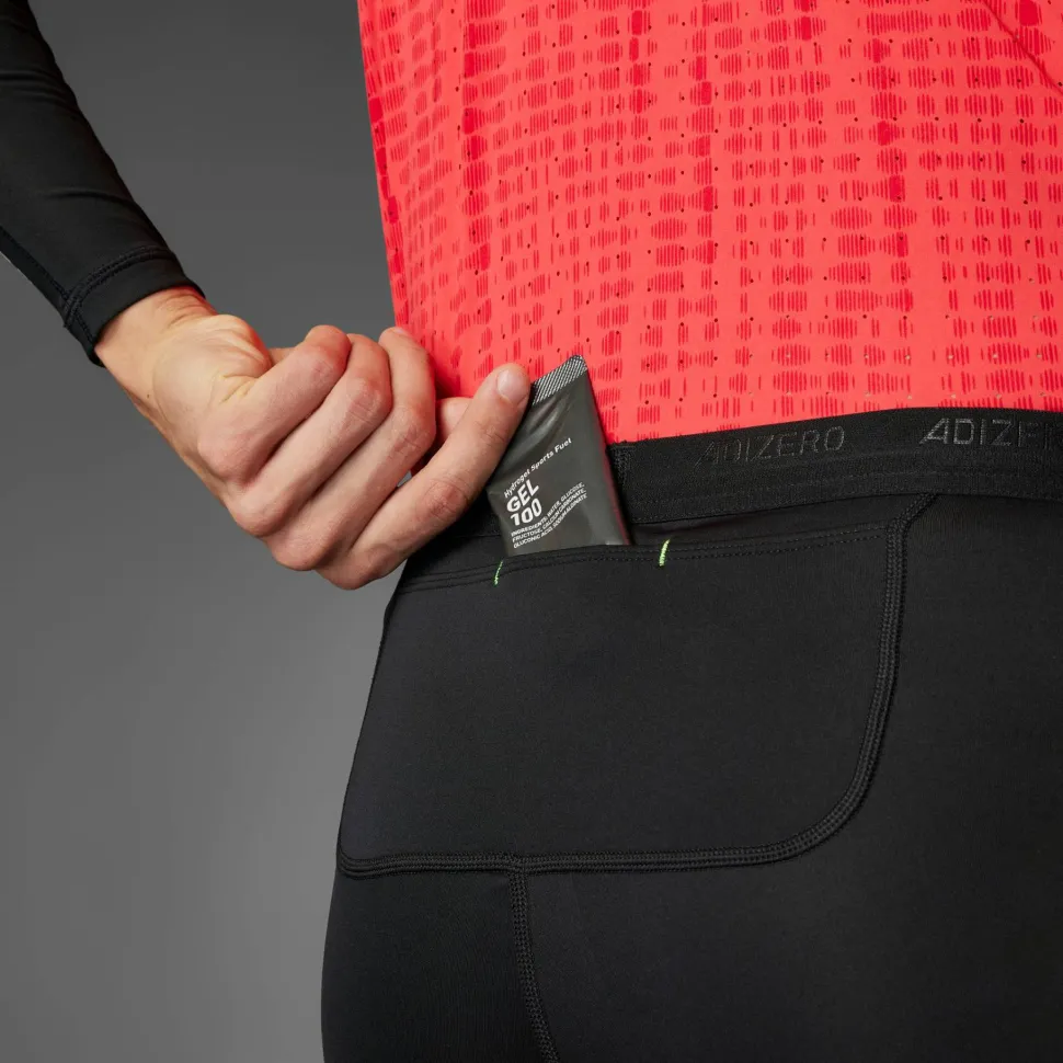 Adidas Men's Adizero Control Running Short Tights Black