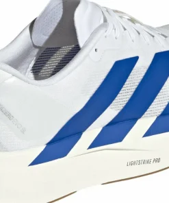 Adidas Men's Adizero Evo SL Cloud White / Royal Blue / Pure Ruby Clearance