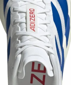Adidas Men's Adizero Evo SL Cloud White / Royal Blue / Pure Ruby Clearance