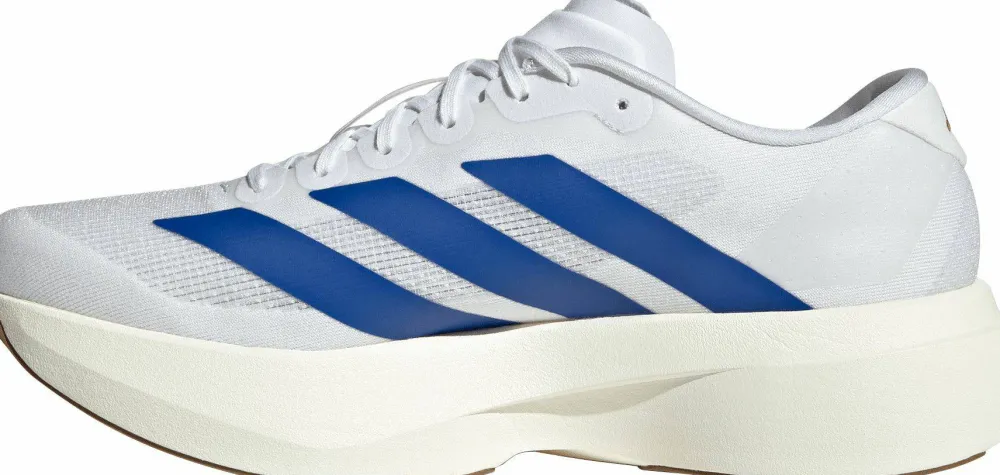 Adidas Men's Adizero Evo SL Cloud White / Royal Blue / Pure Ruby Clearance