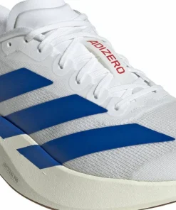 Adidas Men's Adizero Evo SL Cloud White / Royal Blue / Pure Ruby Clearance