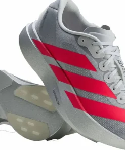 Adidas Men's Adizero Evo SL Silvmt/Lucred/Ironmt Clearance