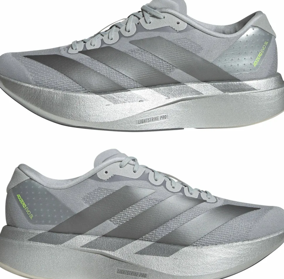 Adidas Men's Adizero Evo SL Silver Mint/Iron Mint/Halsil