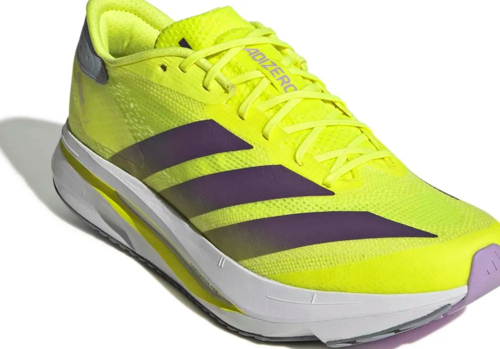 Adidas Men's Adizero SL2 Solar Yellow / Aurora Plum / Powder Plum New
