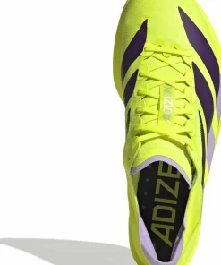 Adidas Men's Adizero Takumi Sen 11 Solar Yellow/Aurora Plum/Powder Plum
