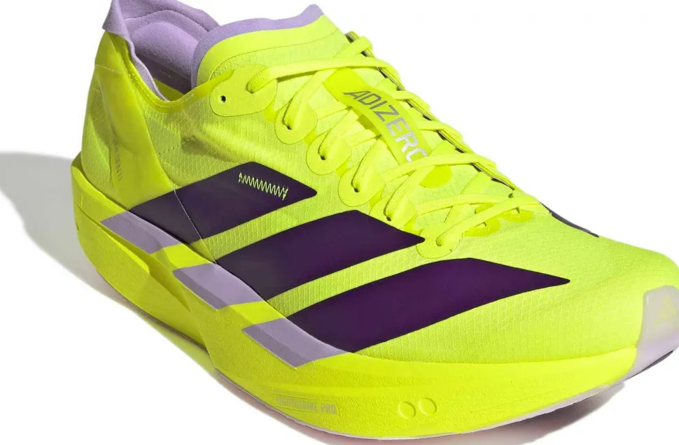 Adidas Men's Adizero Takumi Sen 11 Solar Yellow/Aurora Plum/Powder Plum