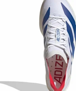 Adidas Men's Adizero Takumi Sen 11 Cloud White/Team Royal Blue/Pure Ruby Hot
