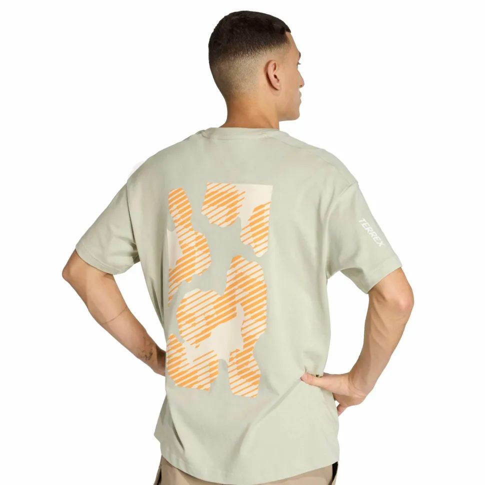 Adidas Men's Terrex Multi Tee Meadow Pack Halo green