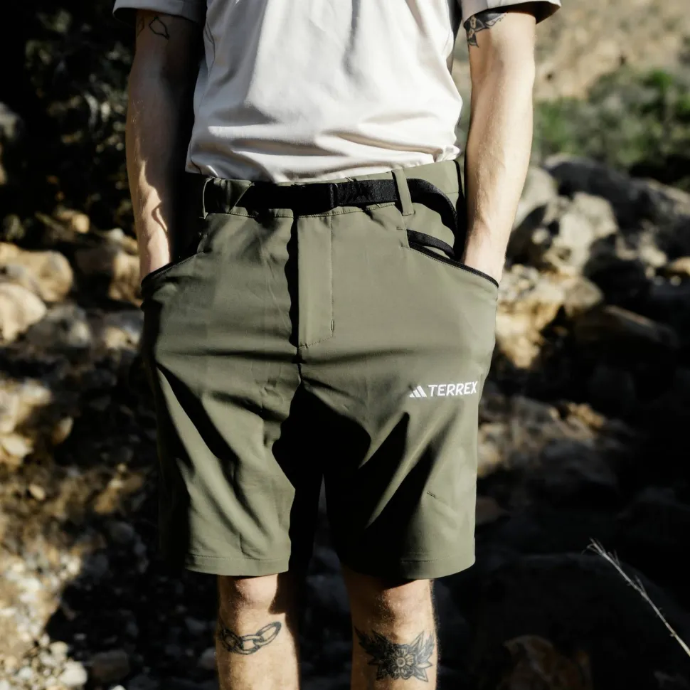 Adidas Men's Terrex Xperior Mid Shorts Olive Strata
