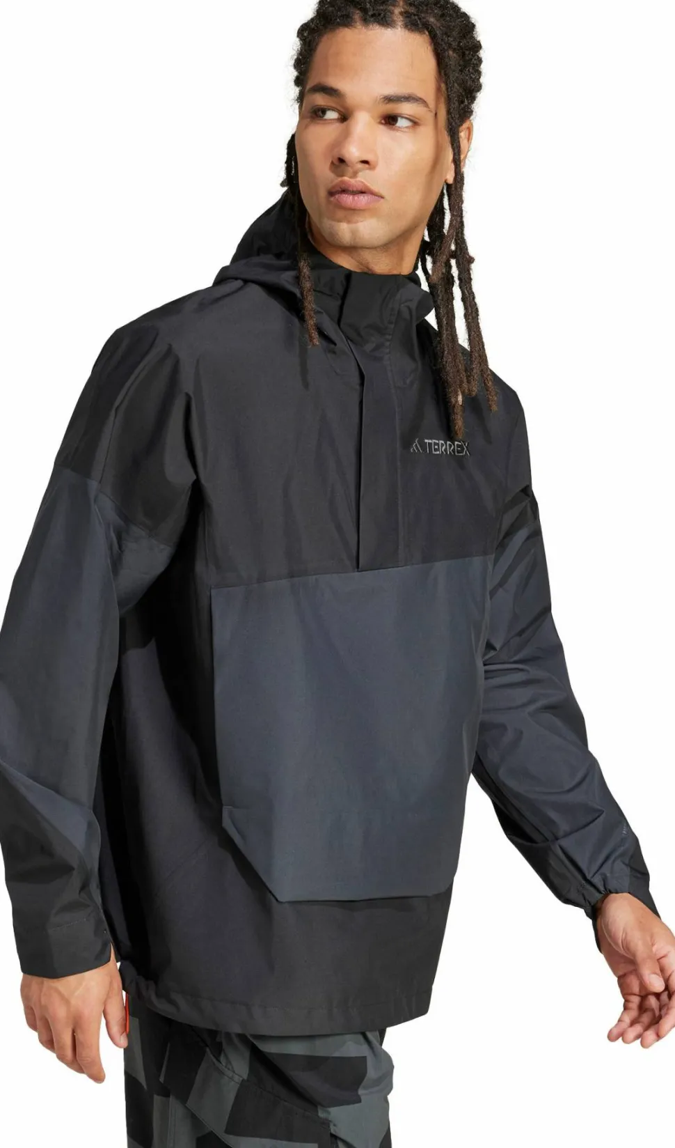 Adidas Men's Terrex Xploric 2.5L Climaproof Anorak Black/carbon