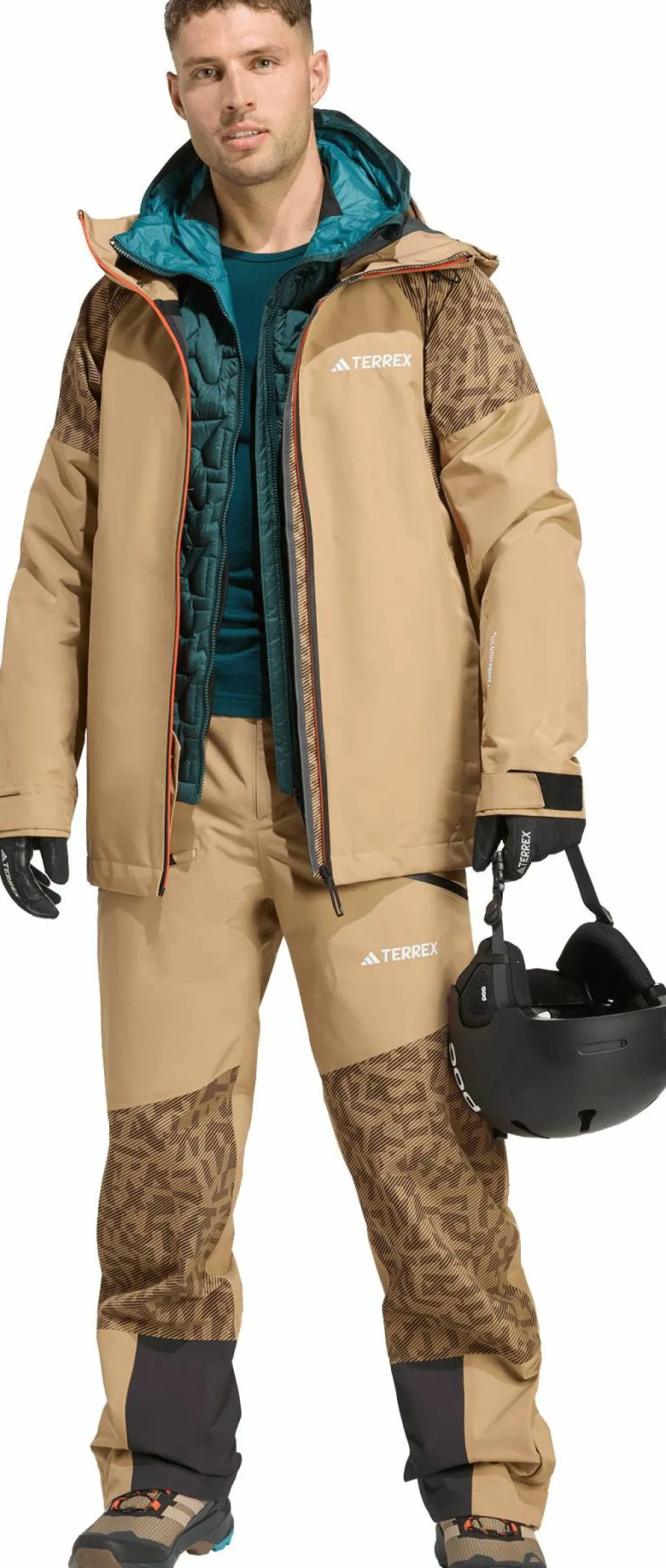 Adidas Men's Xpr Hyb Pk Jacket Cardbo