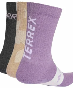 Adidas TERREX Multi 3 Pack Sock wonder taupe/grey six/powder plum