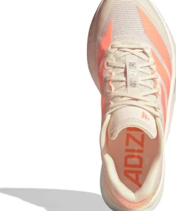 Adidas Women's Adizero Boston 13 Off white/Beam orange/Acid orange