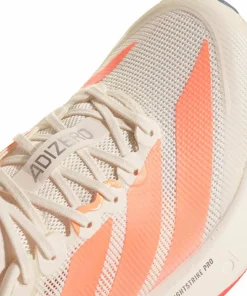 Adidas Women's Adizero Boston 13 Off white/Beam orange/Acid orange