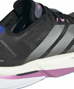 Adidas Women's Adizero Boston 13 Core Black/Silver Mint/Lucid Blue