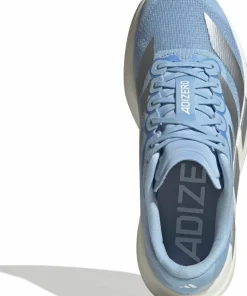 Adidas Women's Adizero Evo SL Glow Blue / Silver met. / Cloud White