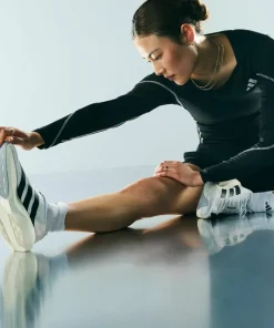 Best Women's Adizero Evo SL Cloud White/Core Black/Cloud White Löparskor Dam