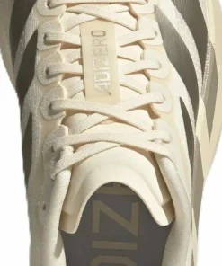Adidas Women's Adizero Evo SL Wonder White/Cyber Metallic/Warm Vanilla Clearance