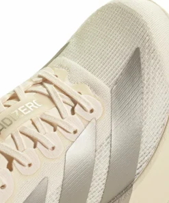 Adidas Women's Adizero Evo SL Wonder White/Cyber Metallic/Warm Vanilla Clearance