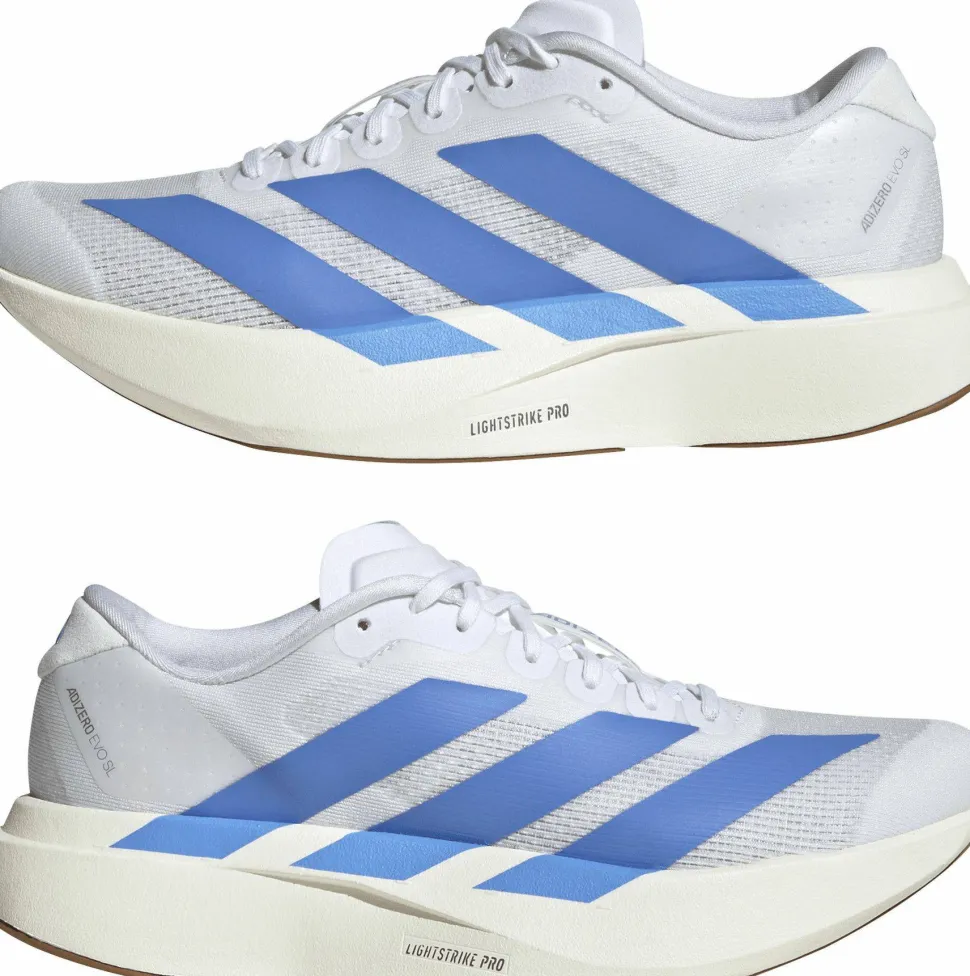 Adidas Women's Adizero Evo SL Cloud White/Blue Fusion/Off White