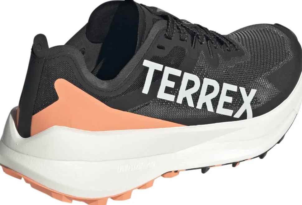 Adidas Women's Terrex Agravic Speed Trail Running Shoes Core Black/Grey One/Amber Tint