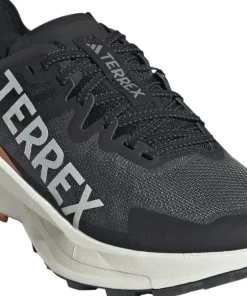 Adidas Women's Terrex Agravic Speed Trail Running Shoes Core Black/Grey One/Amber Tint