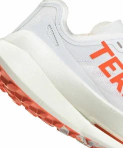 Adidas Women's Terrex Agravic Speed Ultra Trail Running Shoes Cloud White/Impact Orange/Dash Grey
