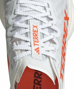 Adidas Women's Terrex Agravic Speed Ultra Trail Running Shoes Cloud White/Impact Orange/Dash Grey