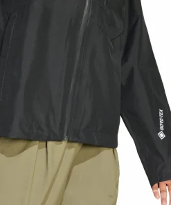 Adidas Women's Terrex Techrock 3L Gore-Tex Performance Jacket Black New