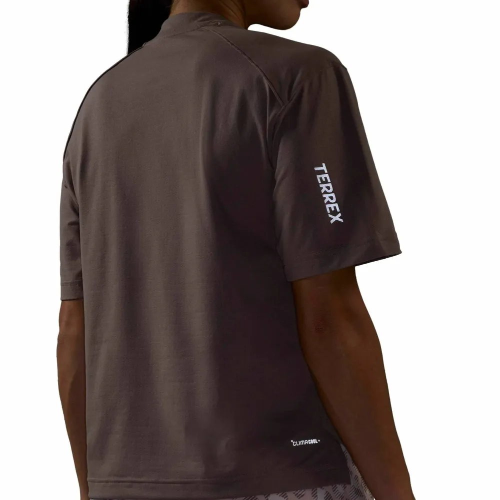 Adidas Women's XPL Trail Tee Trace brown New