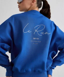 Aim'n Women's Le Run Running Sweatshirt Azure