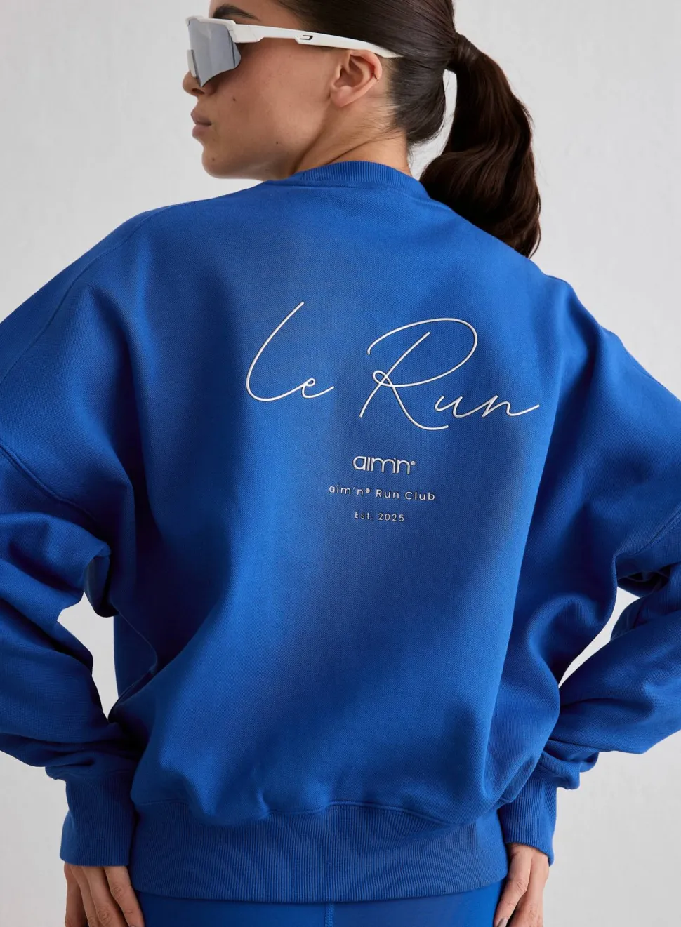 Aim'n Women's Le Run Running Sweatshirt Azure