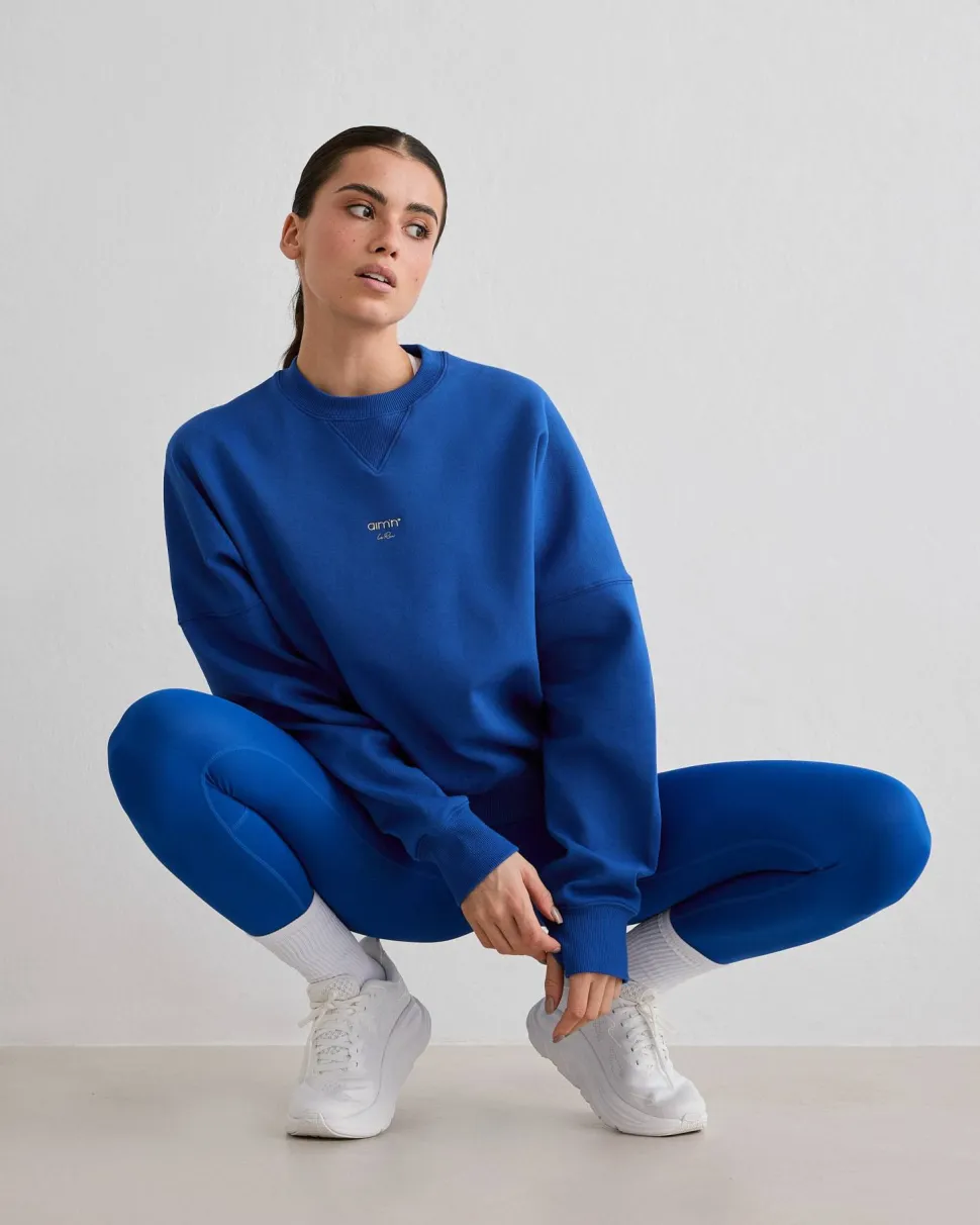 Aim'n Women's Le Run Running Sweatshirt Azure