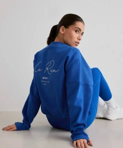Aim'n Women's Le Run Running Sweatshirt Azure