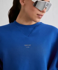 Aim'n Women's Le Run Running Sweatshirt Azure