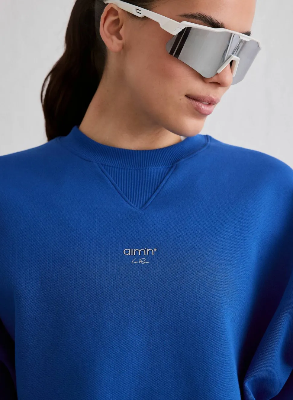 Aim'n Women's Le Run Running Sweatshirt Azure