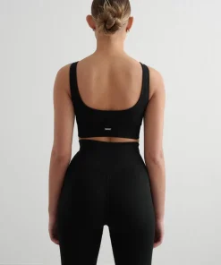 Aim'n Women's Ribbed Seamless Tights Black
