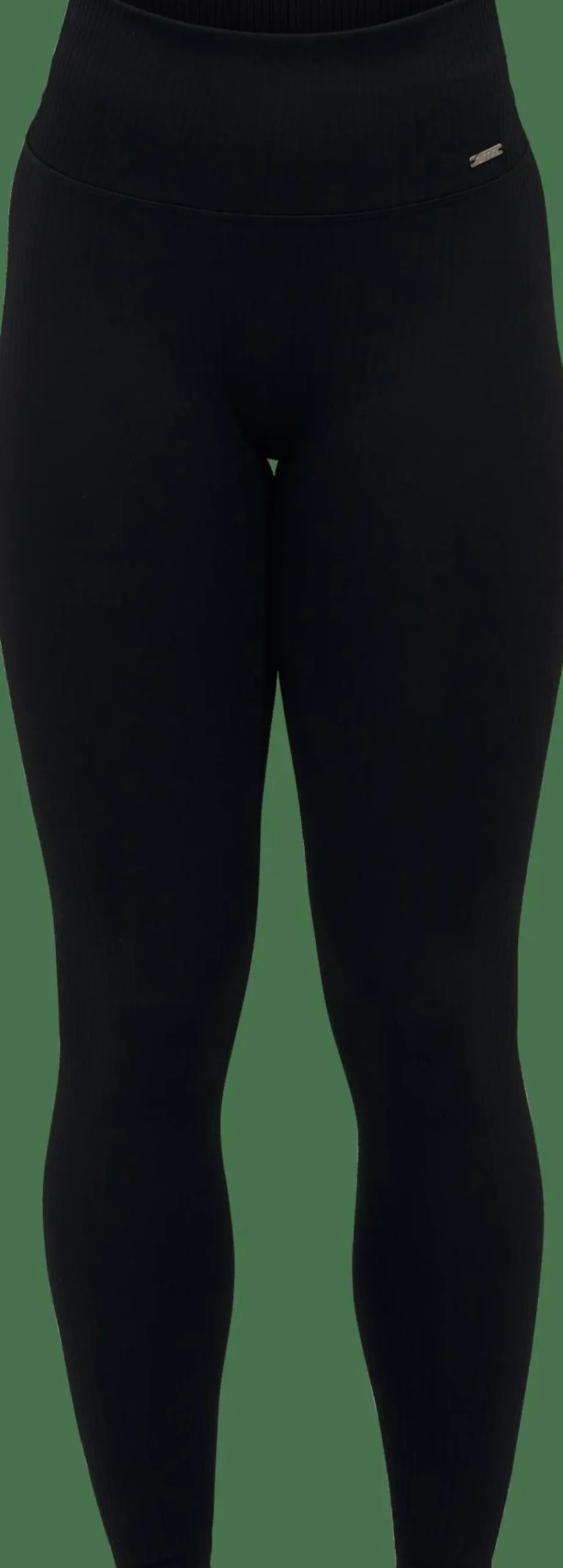 Aim'n Women's Ribbed Seamless Tights Black