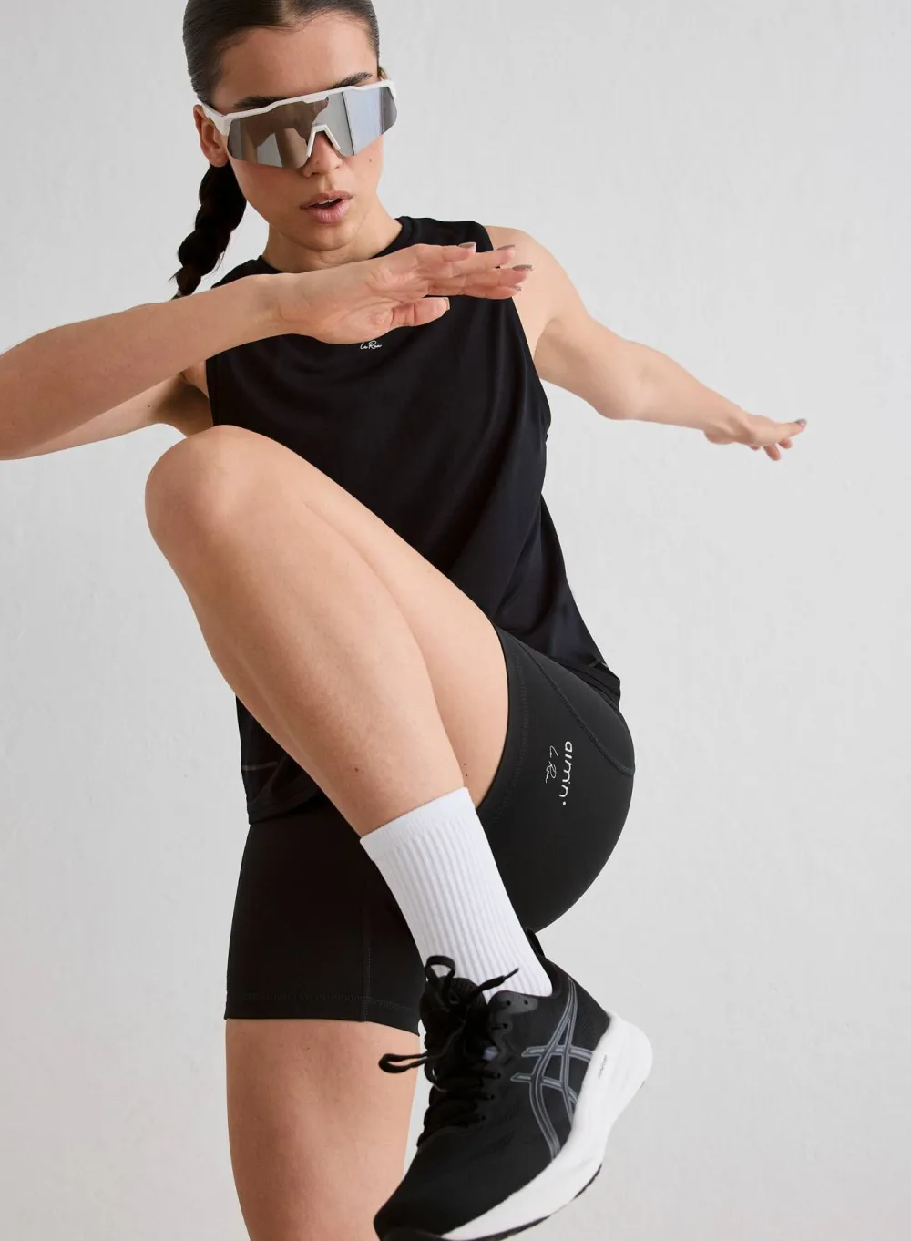 Aim'n Women's Seamless Running Top Black New